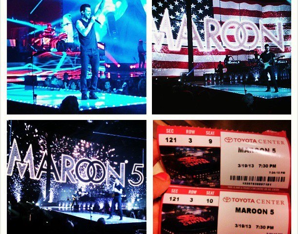 MAROON 5 CONCERT !!! :D